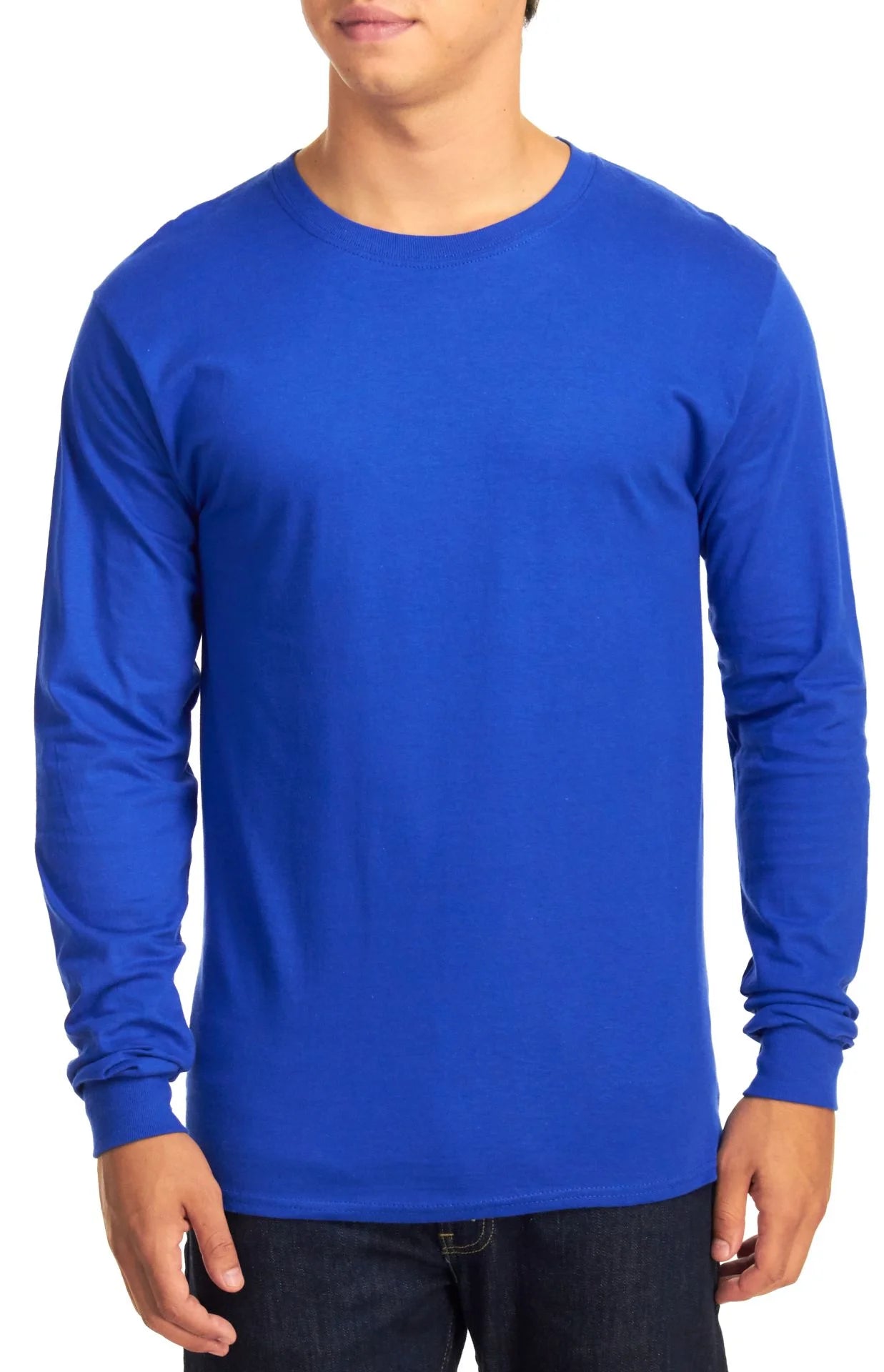RABBANI CLOTHING ARTICLE #6101 Beefy Crew Neck Long Sleeve T-ShirT