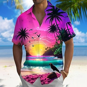 Men's Coconut Tree Ocean shirt